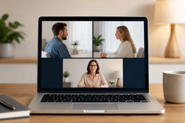 Image of online shuttle mediation St Neots