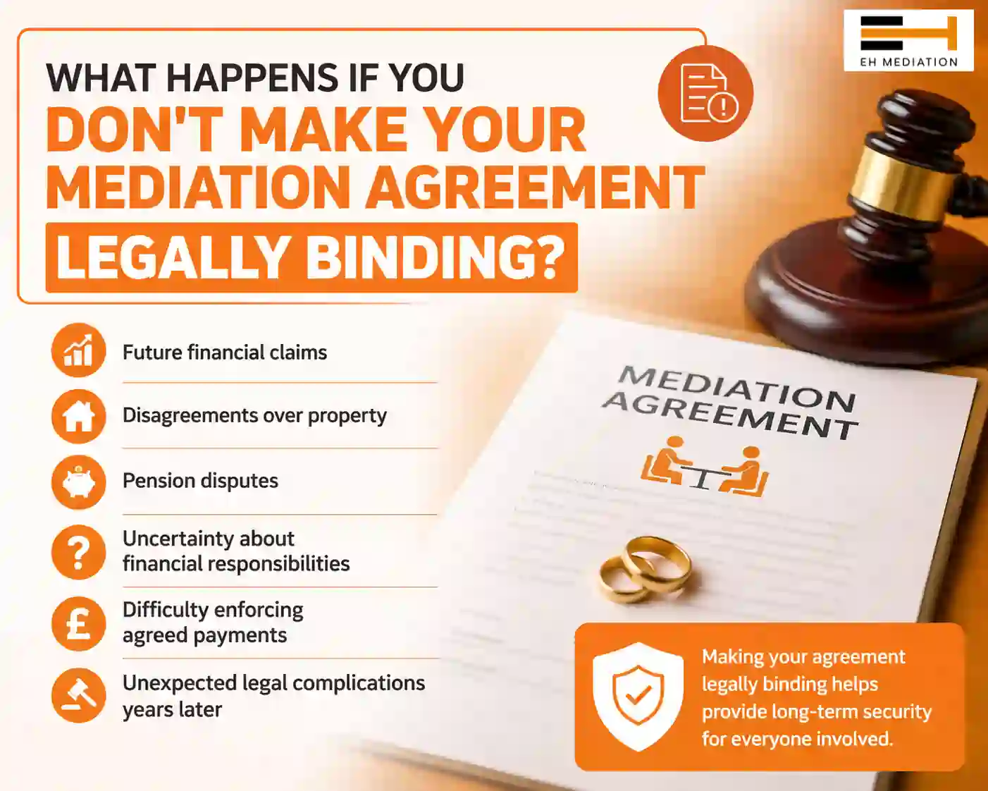 What Happens If You Don't Make Your Mediation Agreement Legally Binding St Neots?